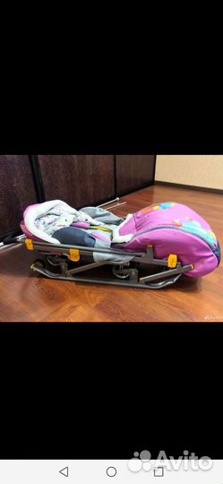 Санки коляска nika kids