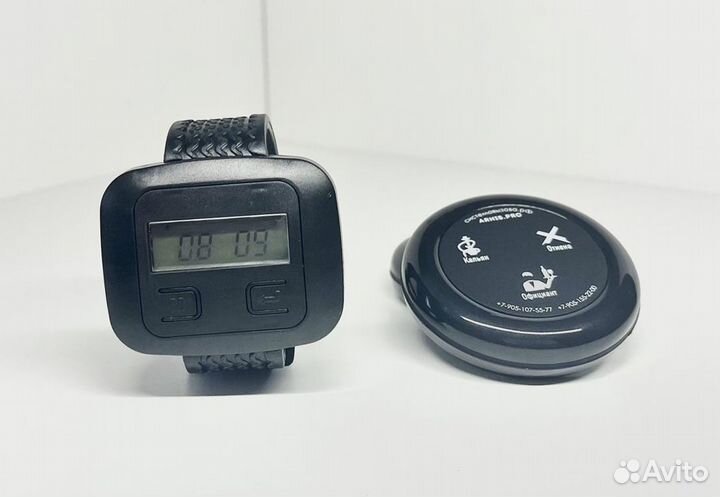 Комплект: часы официанта, кнопка вызова официанта