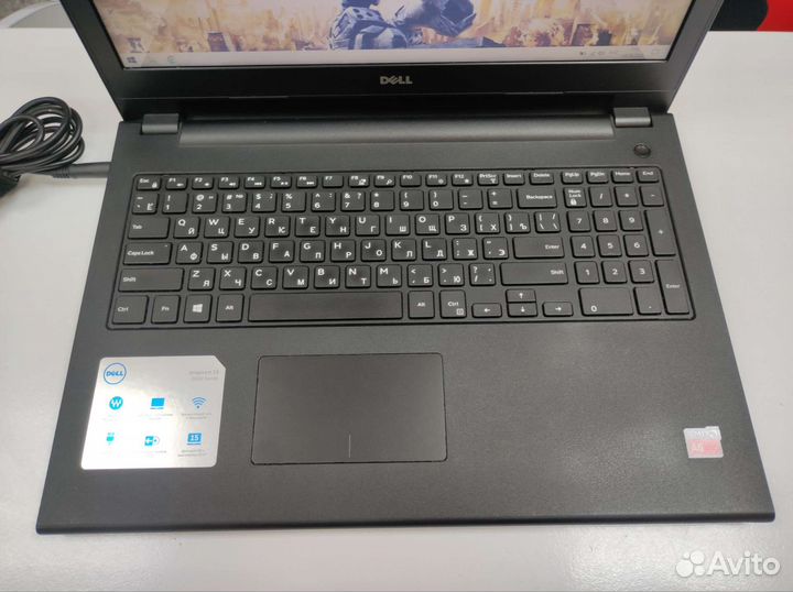 Ноутбук для учебы Dell / A6-6310 / 4Gb озу