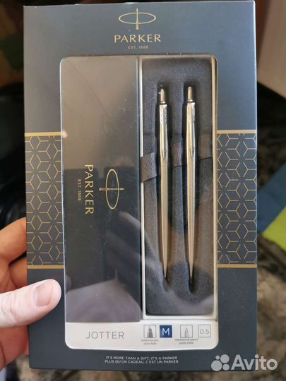 Подарочный набор Parker: шар. ручка + карандаш