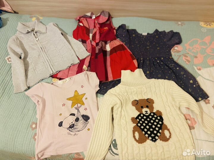 Детская одежда для девочек пакетом 92-110рост