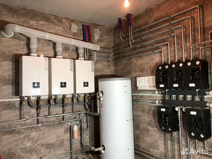 Отопление под ключ, теплый пол, монтаж котельной