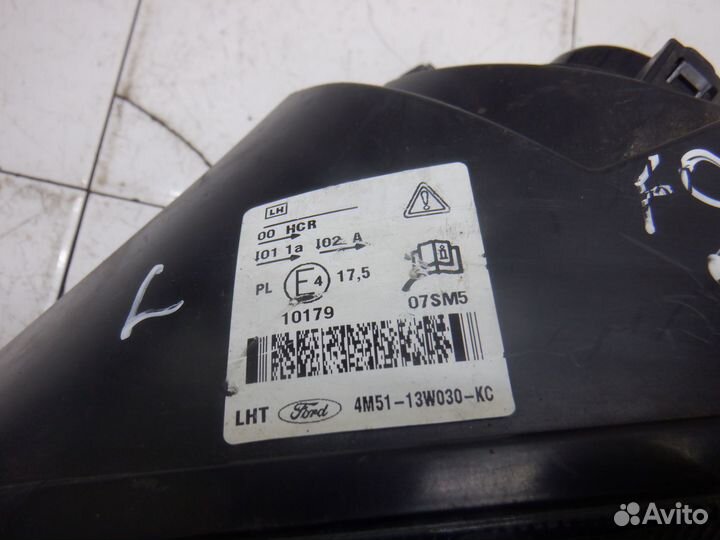 Фара левая Focus 2 дорест