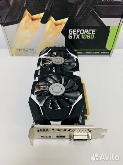 Видеокарта Nvidia GTX1060 3GB