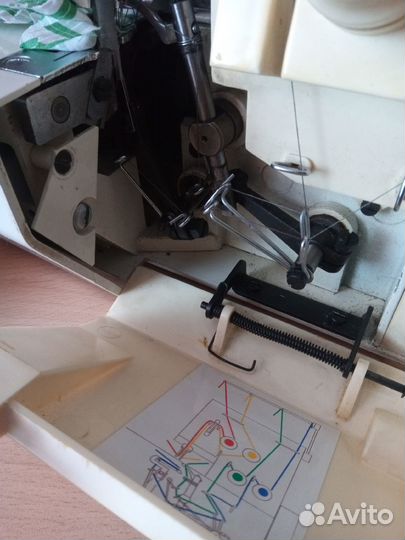 Оверлок четырехниточный бытовой бу