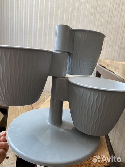 Горшок для цветов пластик