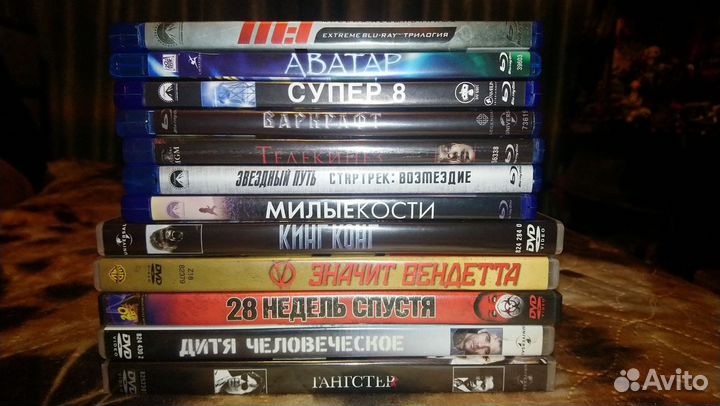 Фильмы на лицензионных Blu-ray и DVD