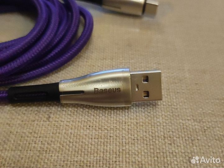 Кабель USB type c Baseus 2м 40w