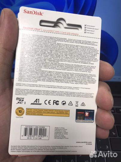 Карта памяти MicroSD