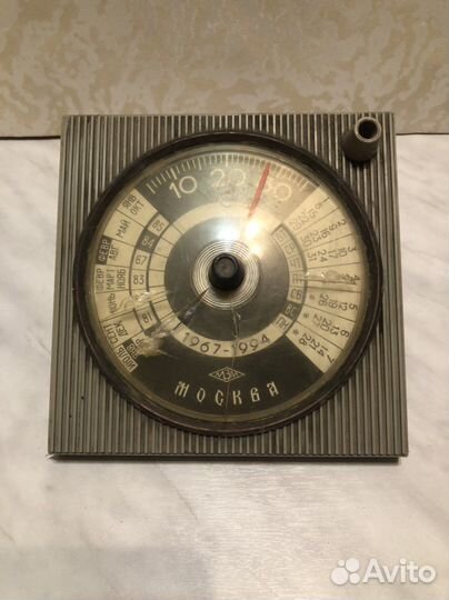 Термометр-календарь СССР