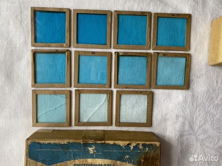 Корректирующие светофильтры, 33 штуки