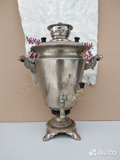 Самовар на дровах, рюмка