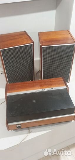 Электрофон Вега 101 стерео с колонками
