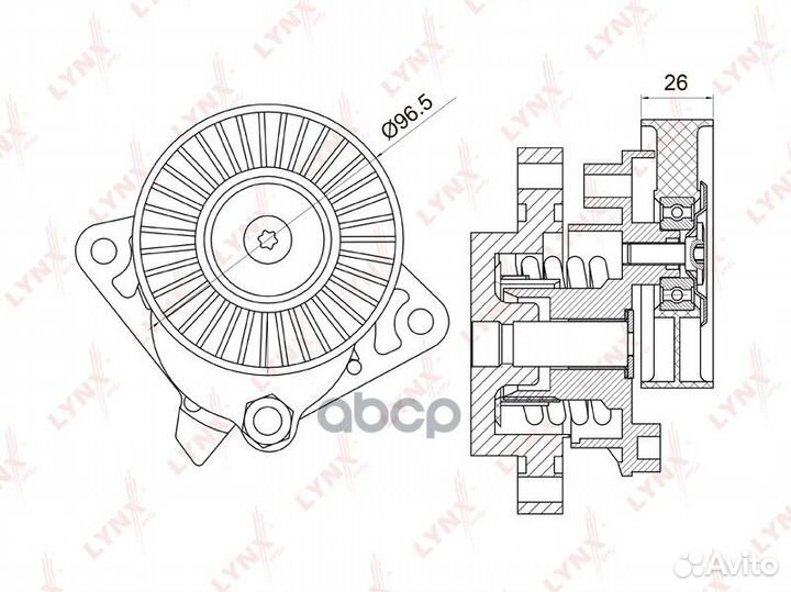 Натяжитель ремня навесного оборудования PT3017