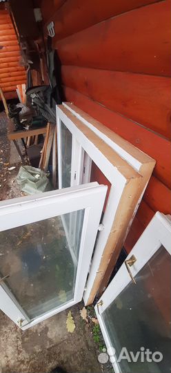 Деревянные окна со стеклопакетом бу