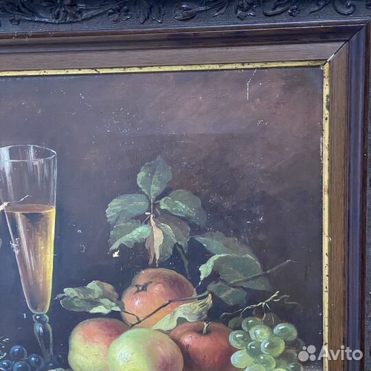 Антикварная картина, Хрусталев А.И., масло/холст