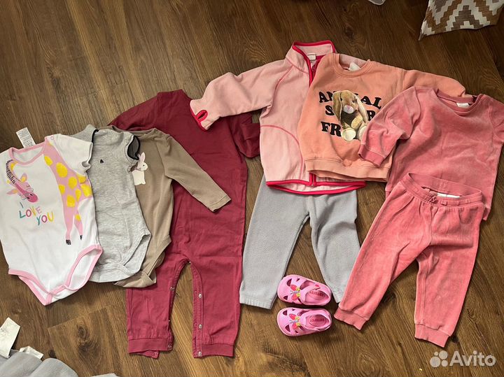 Пакет детских вещей 80-86