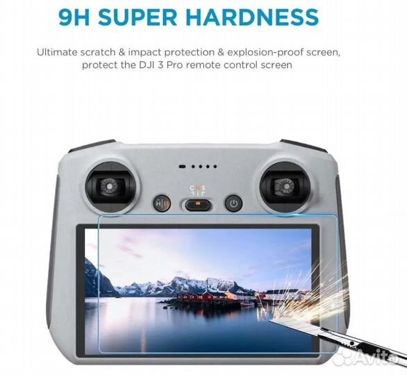 Защитное Стекло HD для Экрана Пульта DJI RC