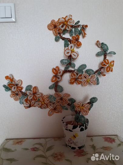 Дерево из бисера