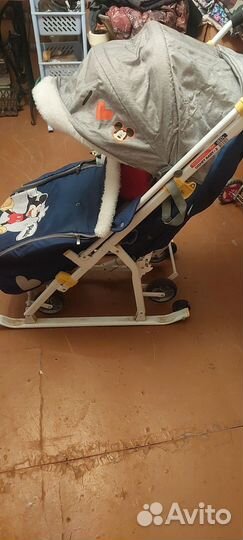 Коляска санки