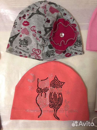 Шапки шлем до 6 лет манишки и варежки