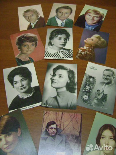 Фотографии артистов театра и кино 60-70-е годы