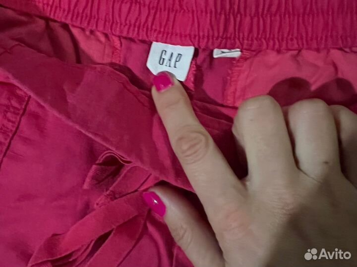 Gap шорты женские XL хлопок розовые