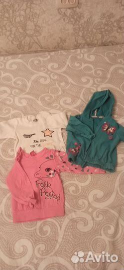 Детские вещи пакетом для девочки 80 86
