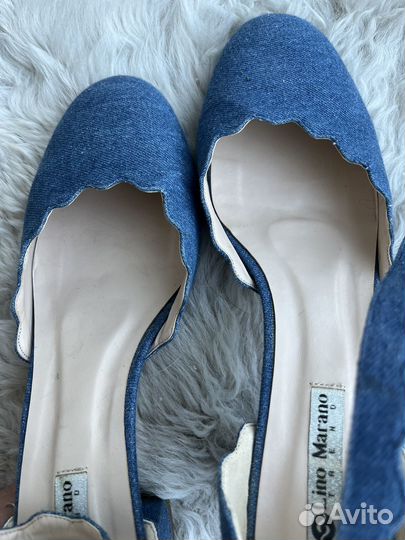 Туфли джинсовые 39-40