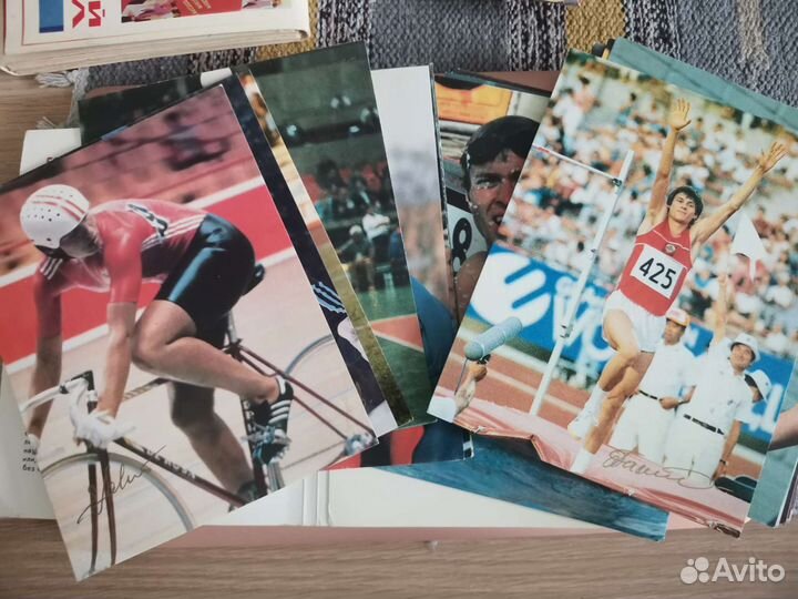 Открытки советские. 16 шт. Гордость советского спо
