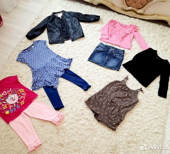 Пакет одежды для девочки 3г.98 см. и игрушки в дар