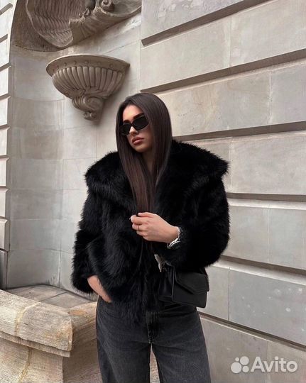 Искусственная шуба короткая