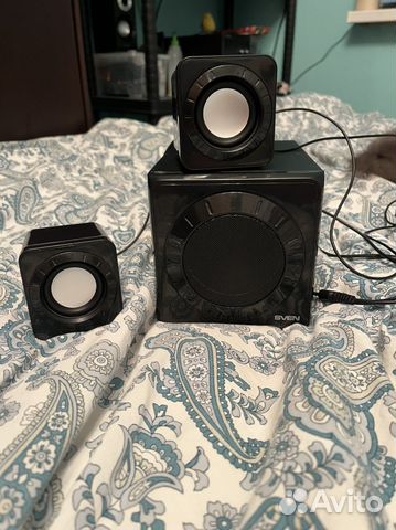 Колонки для компьютера с сабвуфером sven ms-102