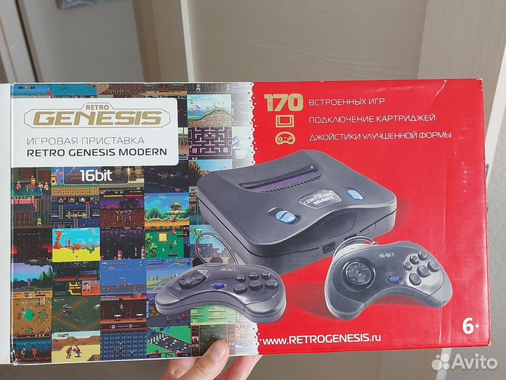 Игровая приставка Retro Genesis Modern 16 bit