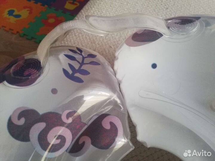 Круг на шею для купания и детский водный коврик