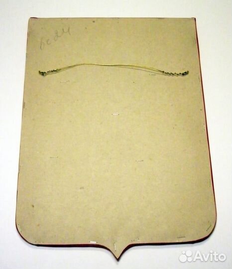 Панно Вымпел Герб России Ручная вышивка