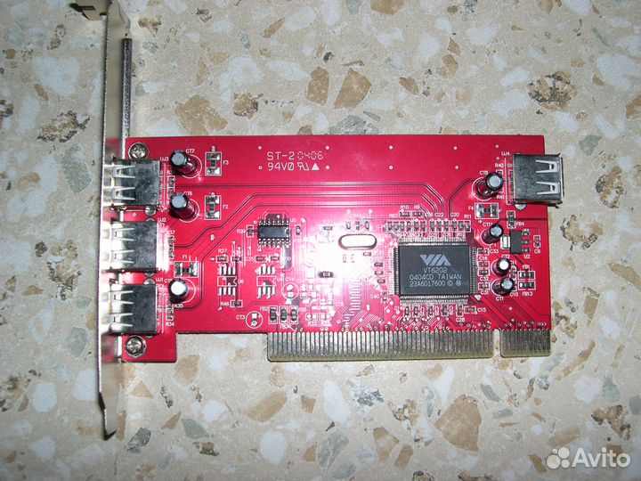 Контроллер адаптер карты PCI / USB