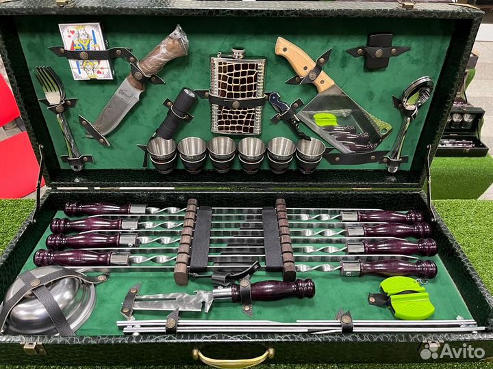 Подарочные шампура в кейсе