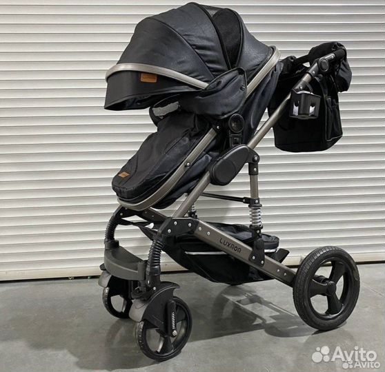 Коляска 3в1 Luxmom 555,тёплая, новая