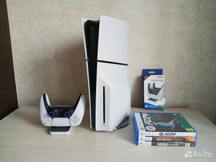 Sony PlayStation 5 Slim с дисководом 13 игр