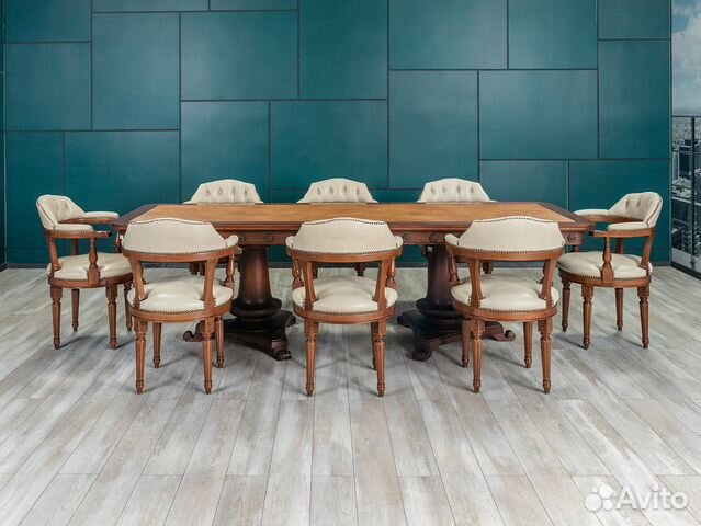 Стол для переговоров со стульями malaga Италия