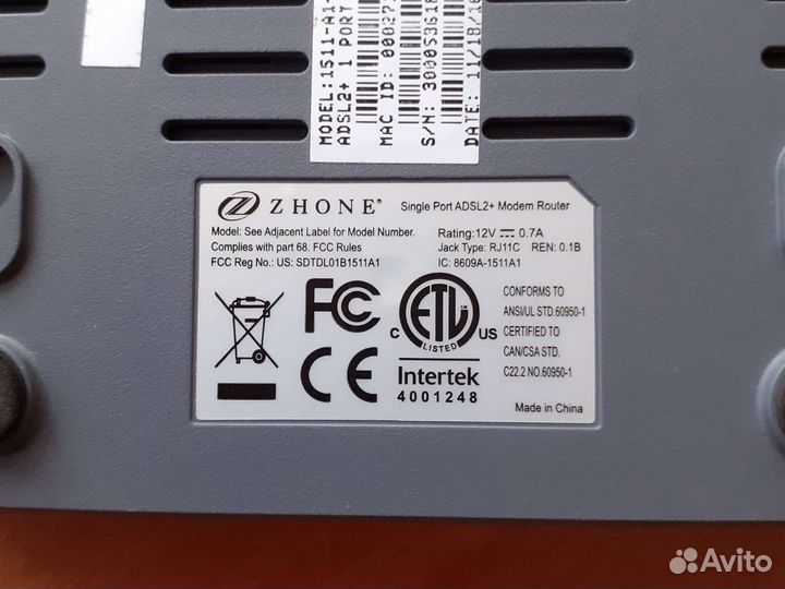 Маршрутизатор zhone