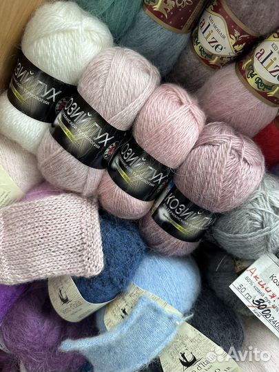 Козий пух пряжа