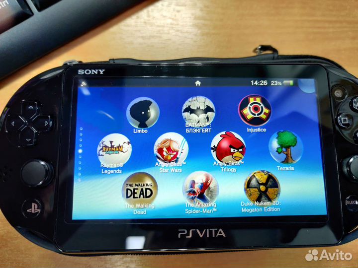 Прошитая PS Vita Slim 128Gb + 70 Игр