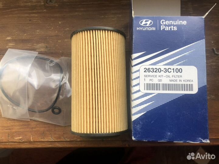 Фильтр масляный 26320-3C100 Hyundai Veracruz ix55