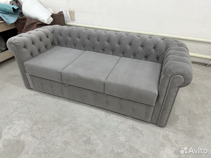 Диван Честер механизм дельфин