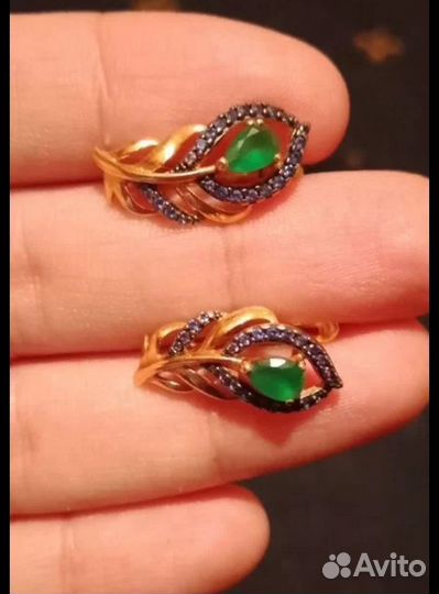 Серьги серебро