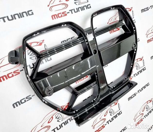 Решетка CSL карбон под радар BMW M3 M4 G80 G82