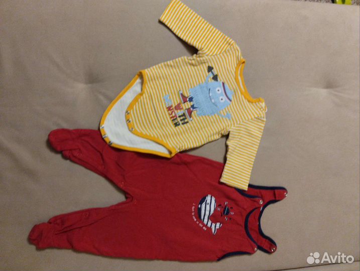 Одежда пакетом на мальчика 68-74