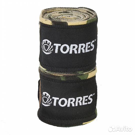 Бинт бокс. эласт. Torres 2,5м хаки камуфляж PRL620